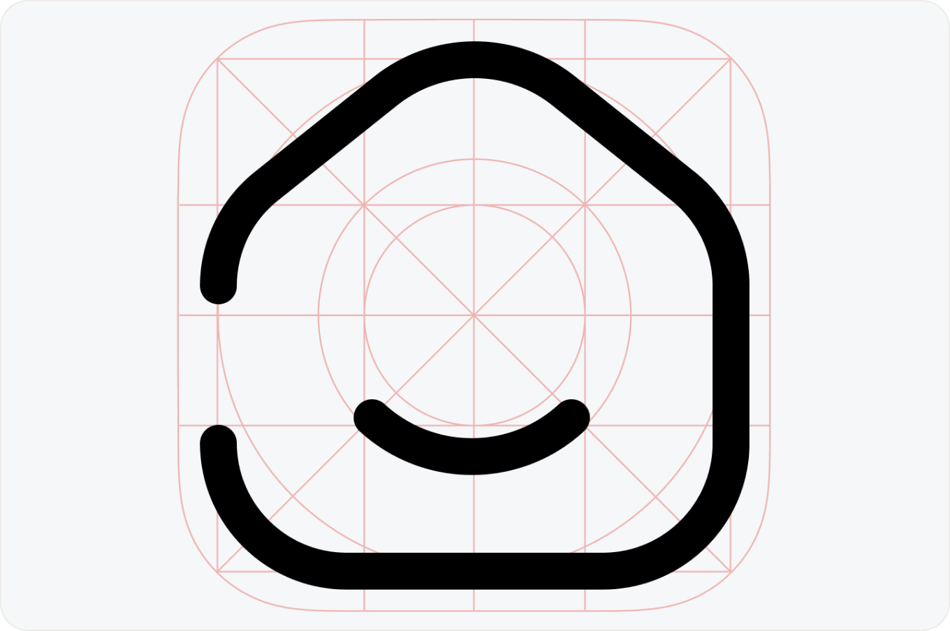 Broken icon specimens: outline icons with intentional gaps in the strokes.